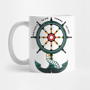 contrôle ta vie comme un capitaine Mug